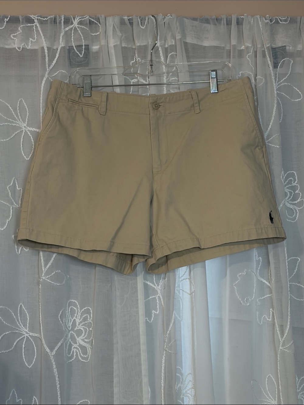 Women’s Ralph Lauren Sport Tan Cotton Chino Bermuda Shorts 12